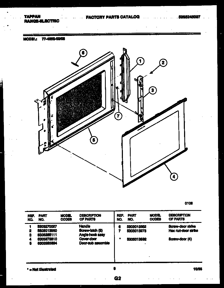 08 - UPPER OVEN DOOR PARTS