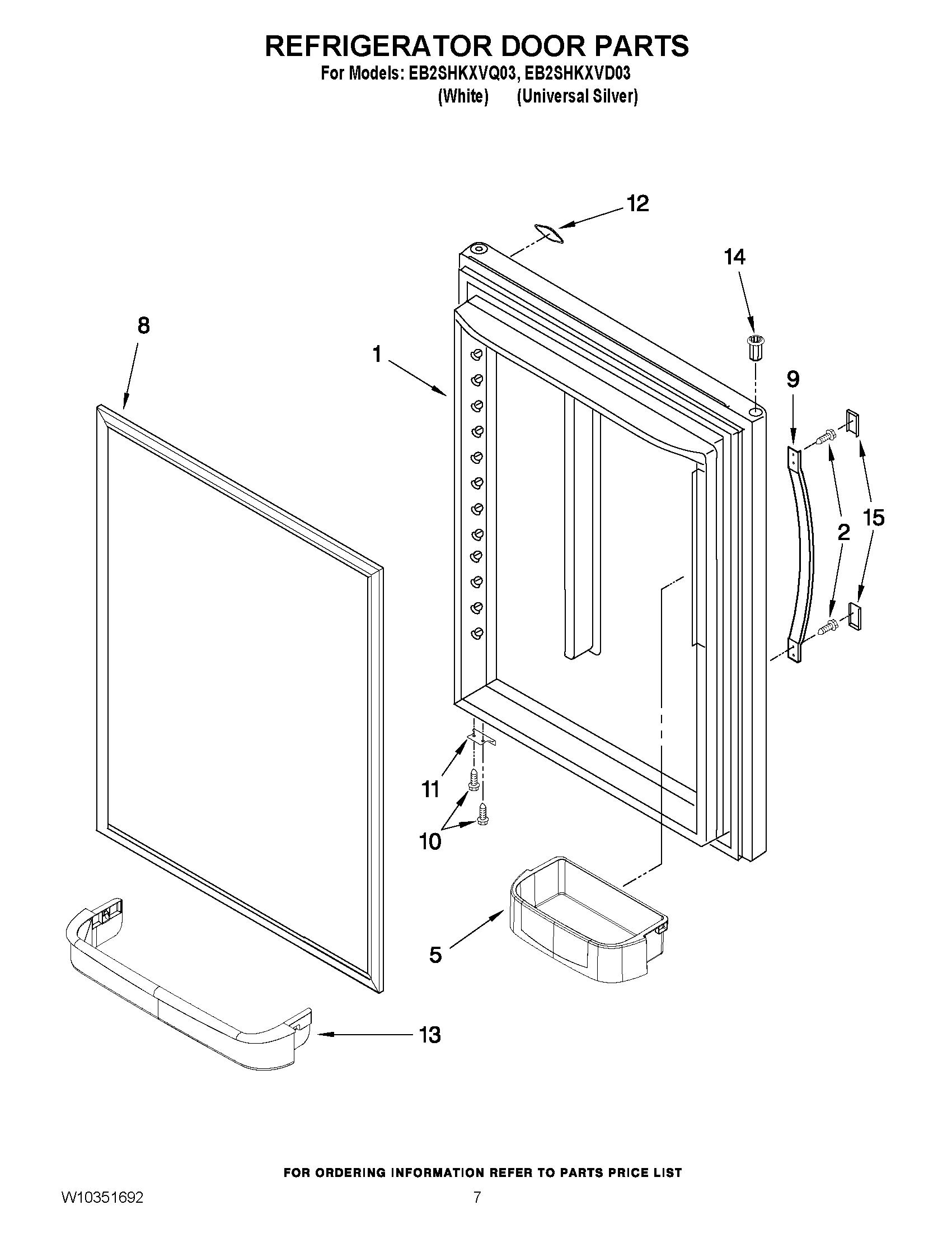 05 - REFRIGERATOR DOOR PARTS
