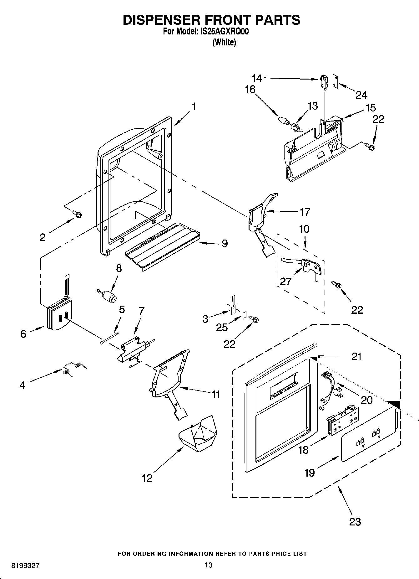 08 - DISPENSER FRONT PARTS