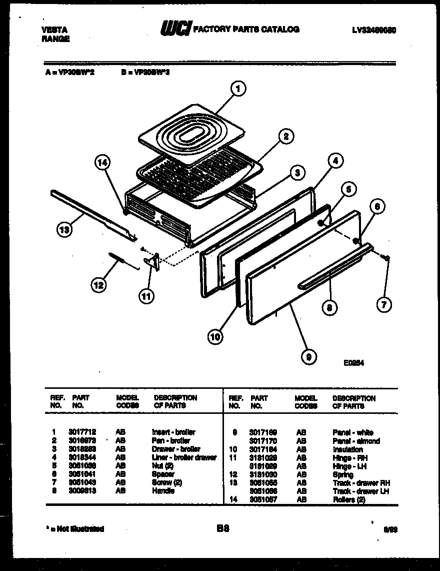 03 - BROILER DRAWER PARTS