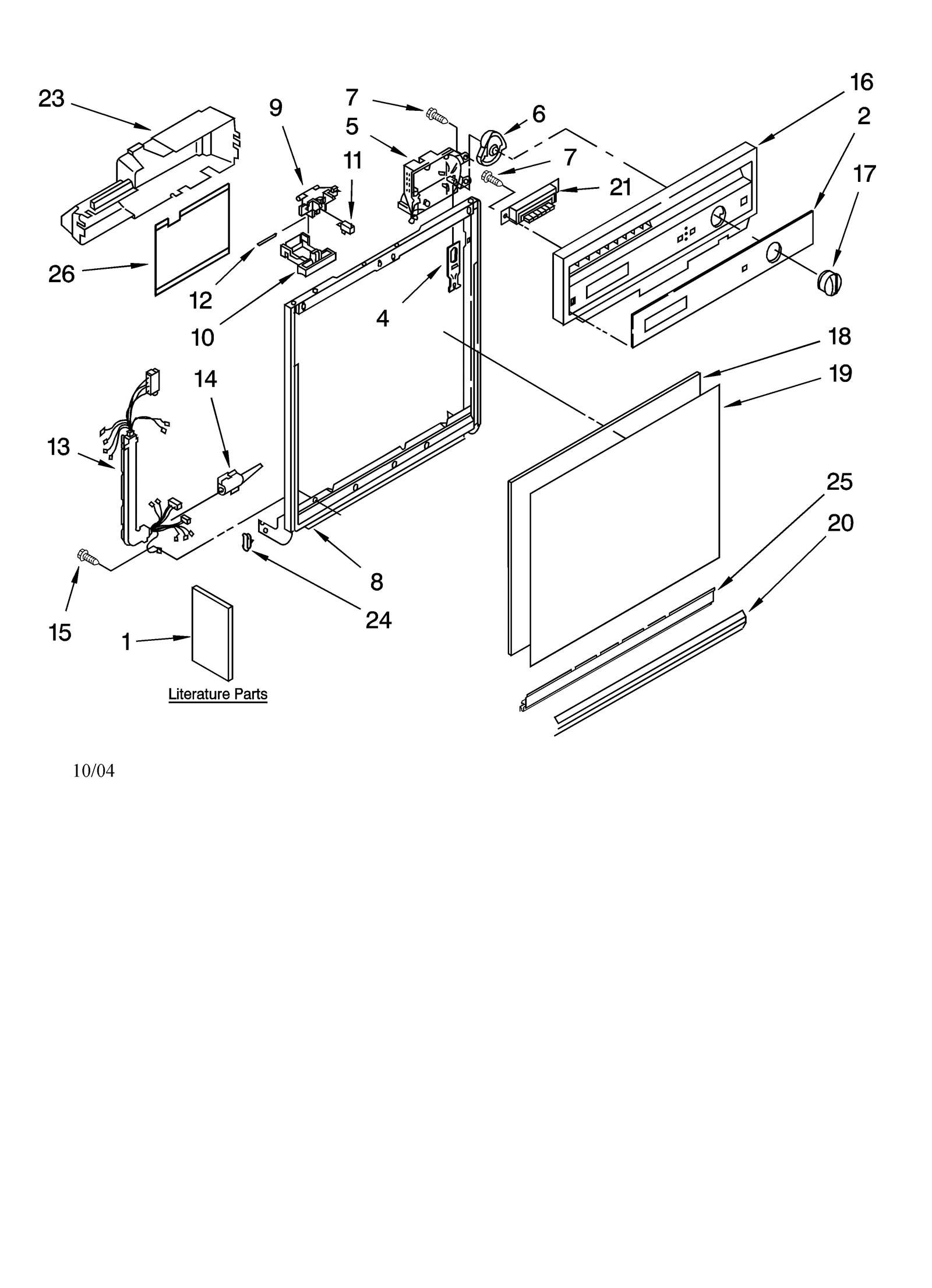 FRAME AND CONSOLE PARTS