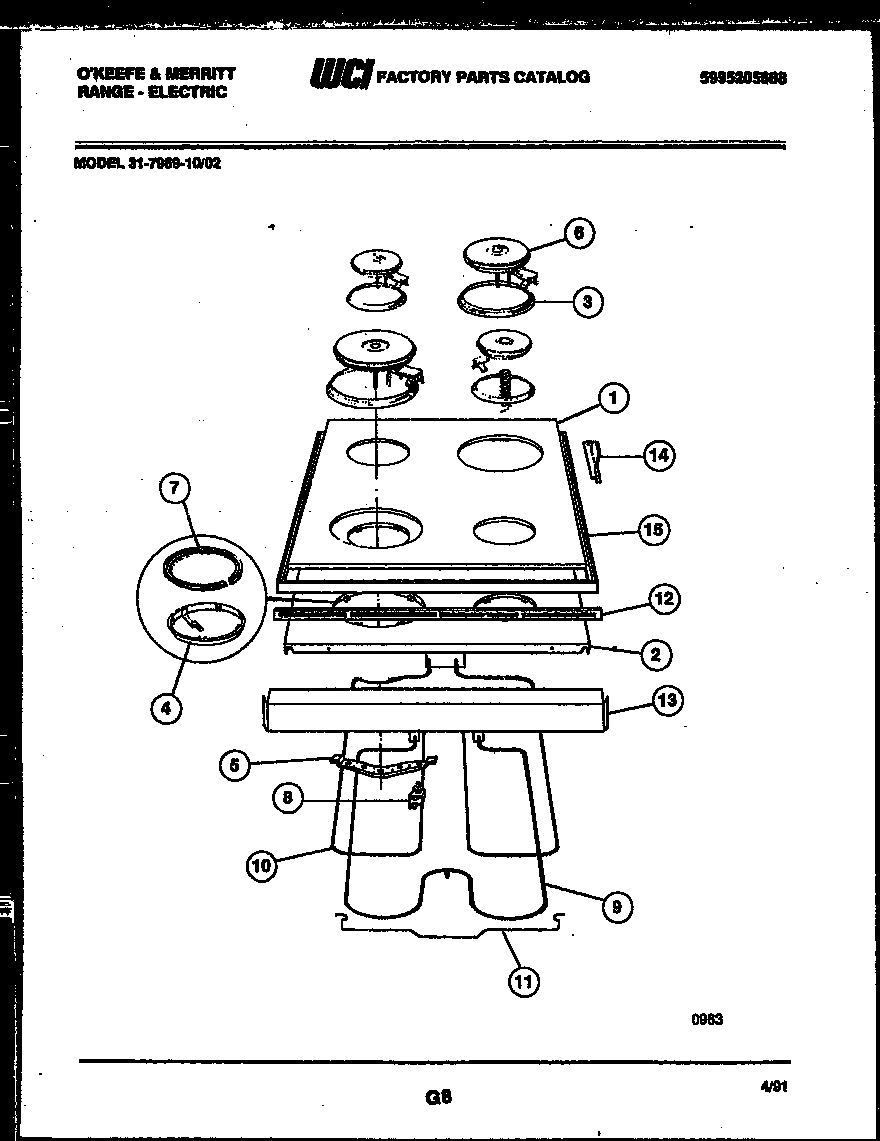 04 - COOKTOP AND BROILER PARTS