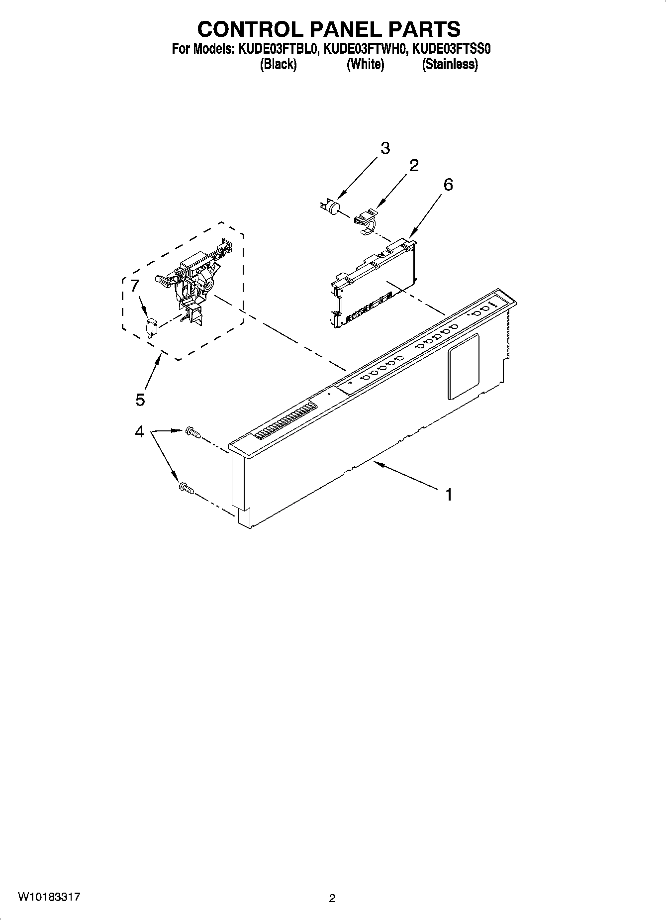 02 - CONTROL PANEL PARTS