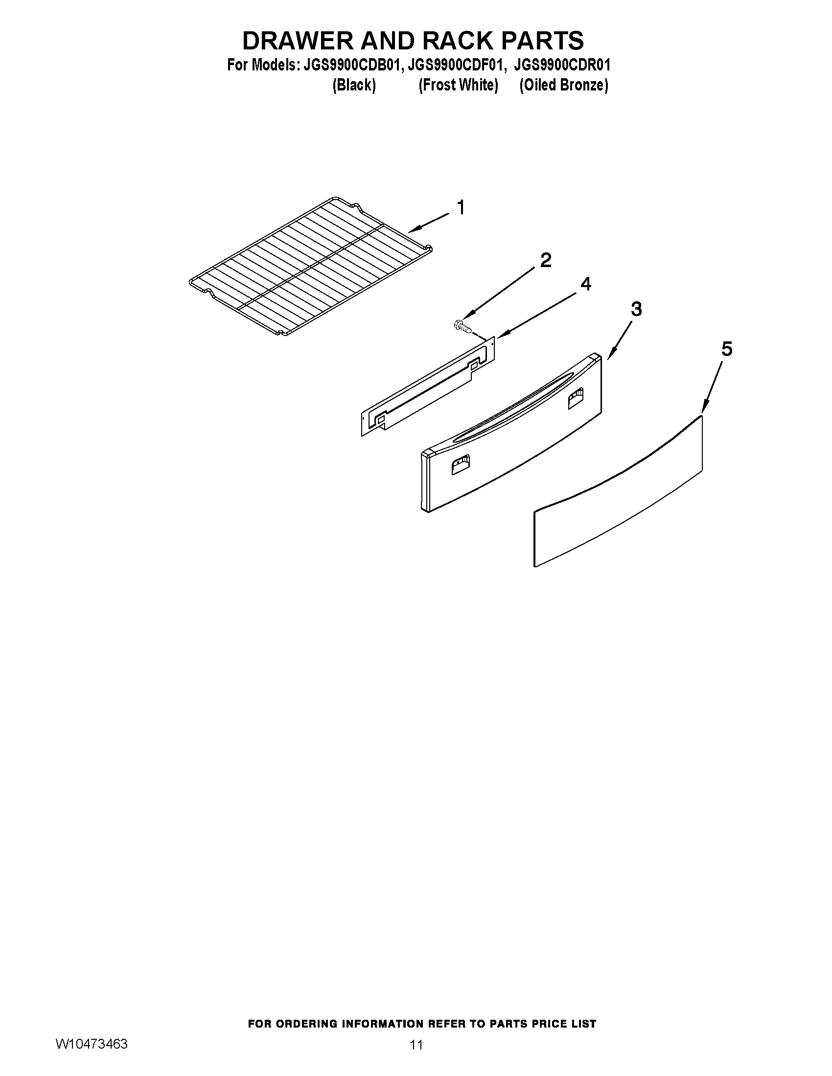 07 - DRAWER AND RACK PARTS