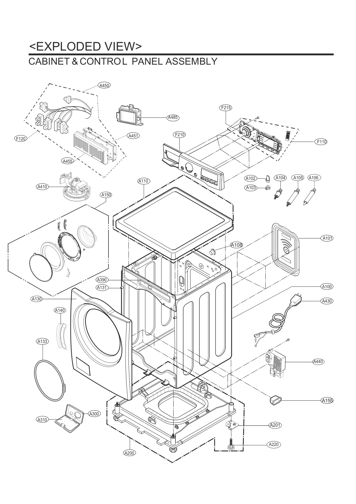 CABINET & CONTROL PANEL ASSEMBLY