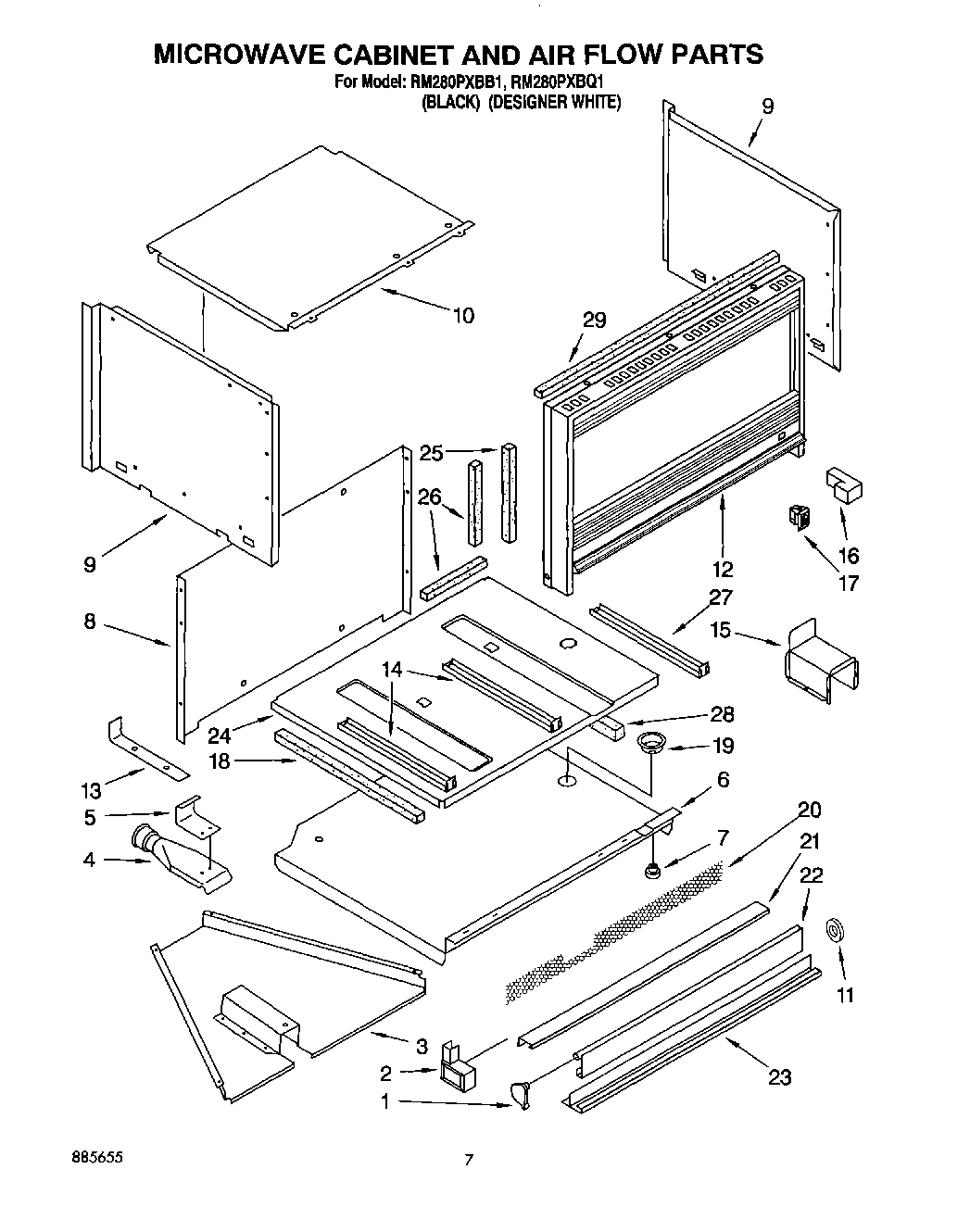 06 - MICROWAVE CABINET AND AIR FLOW