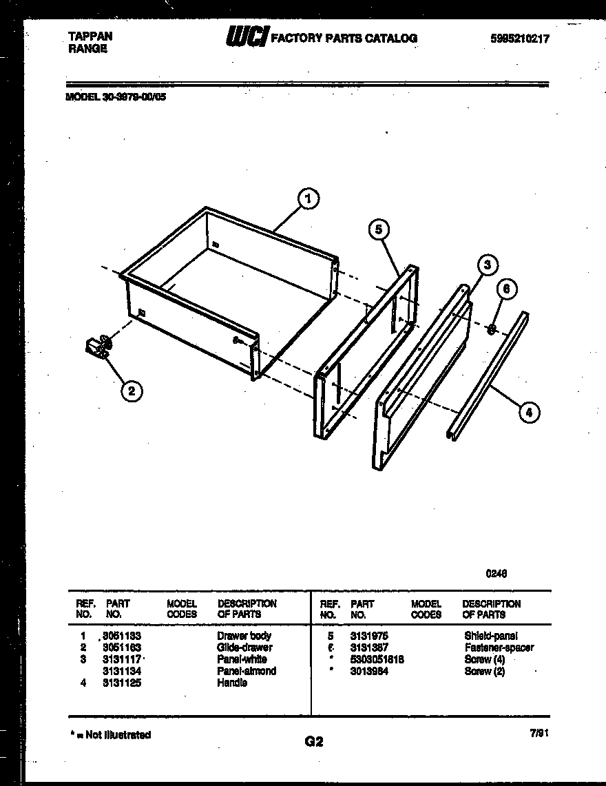 07 - DRAWER PARTS
