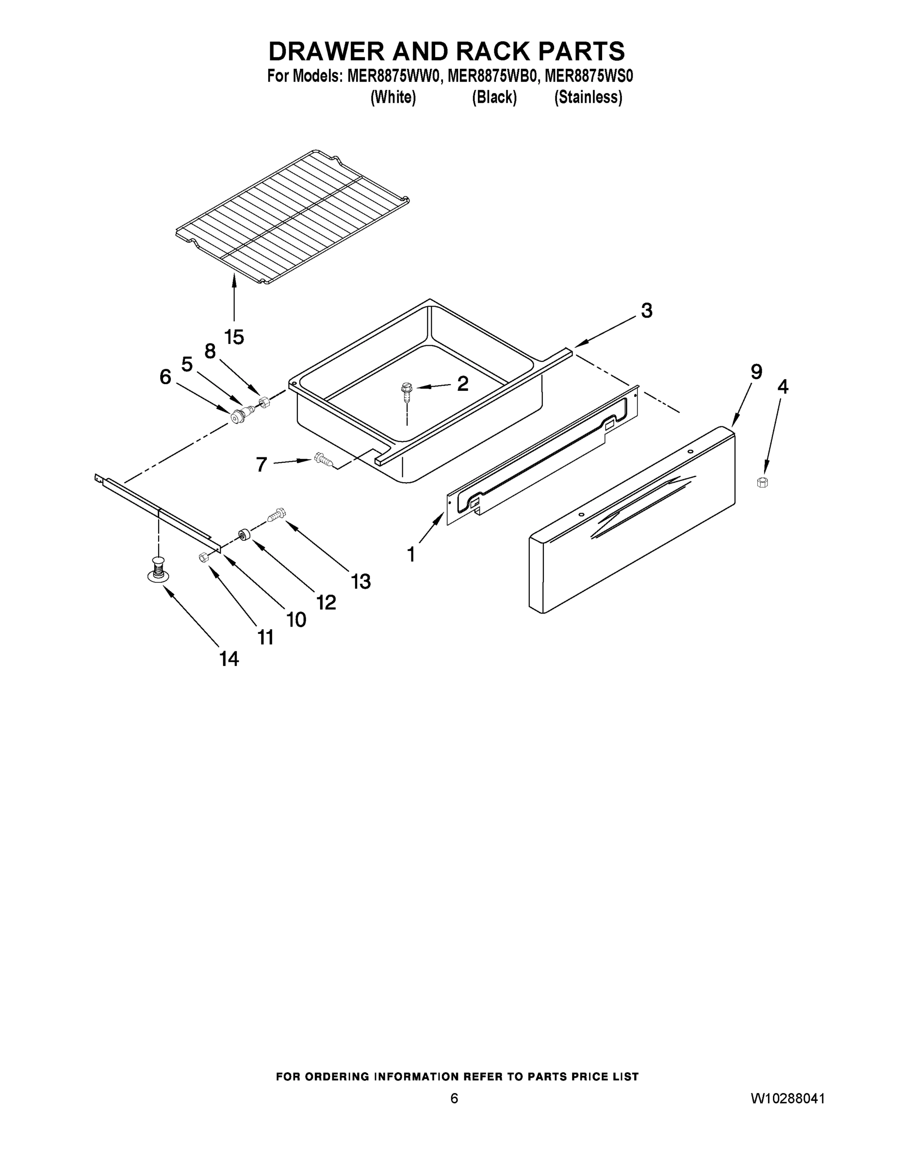 05 - DRAWER AND RACK PARTS