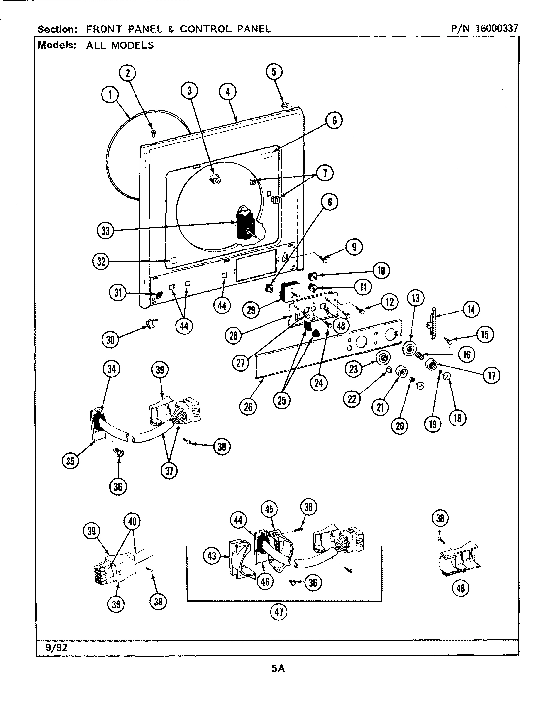 09 - FRONT PANEL & CONTROL PANEL