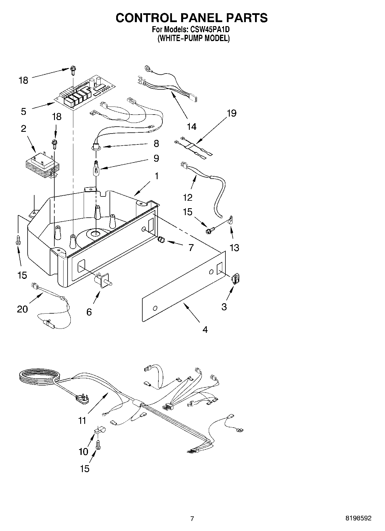 04 - CONTROL PANEL PARTS