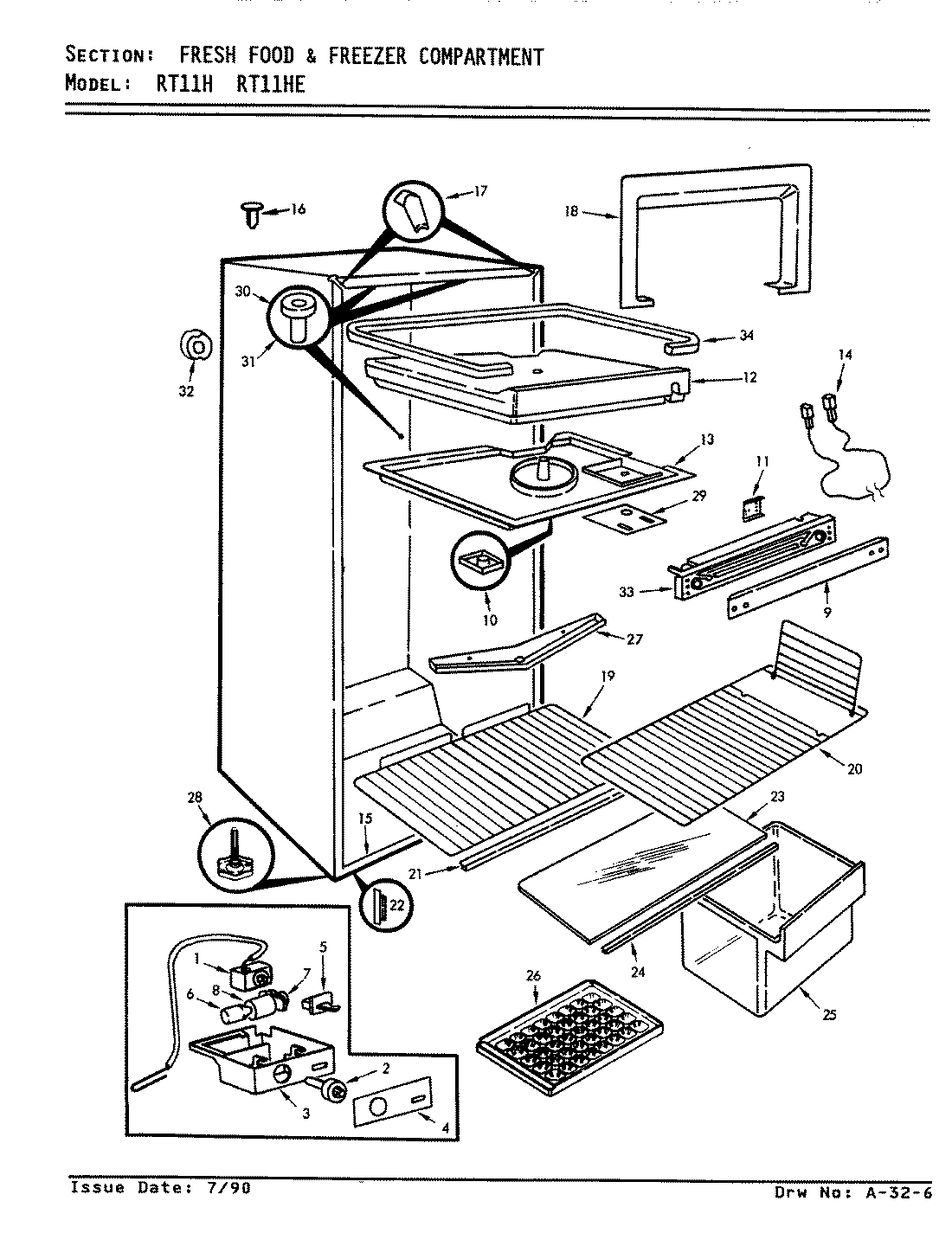 02 - FRESH FOOD & FREEZER COMPARTMENT
