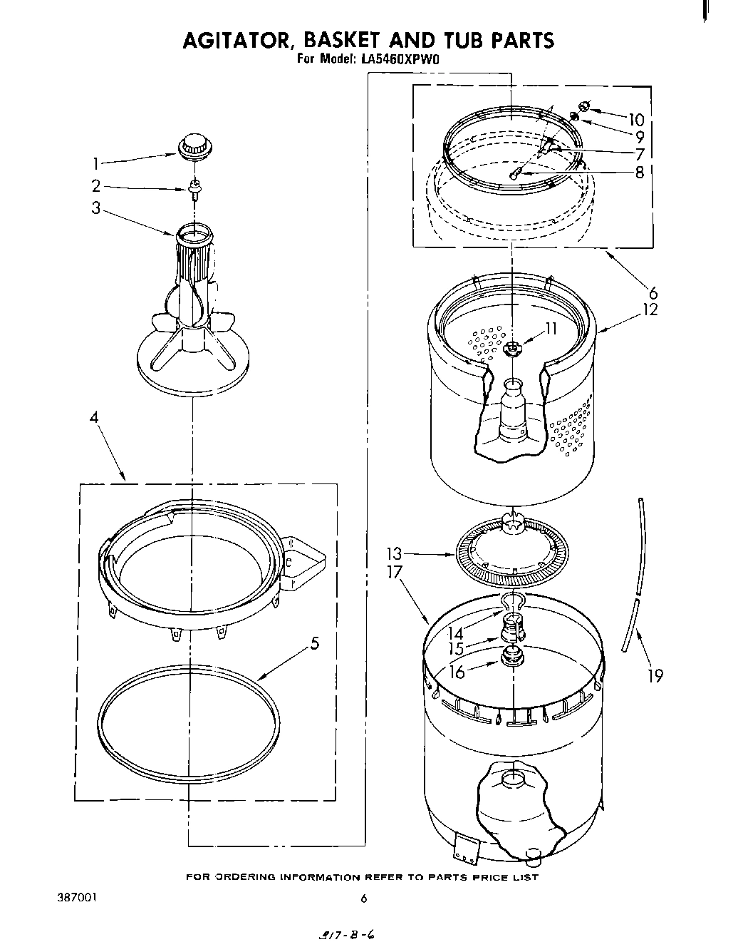 04 - AGITATOR, BASKET , AND TUB