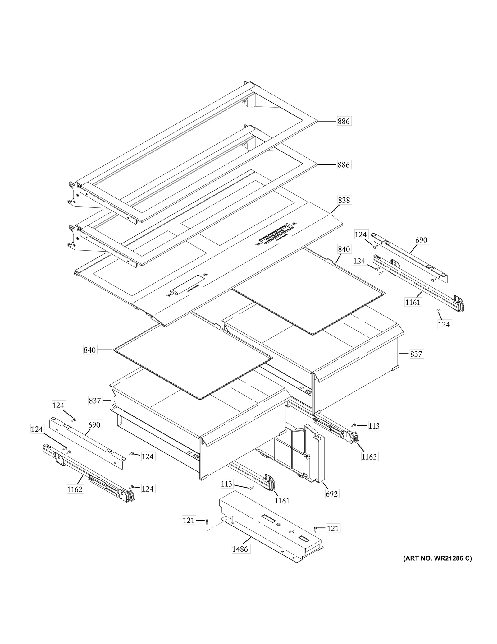 REFRIGERATOR SHELVES