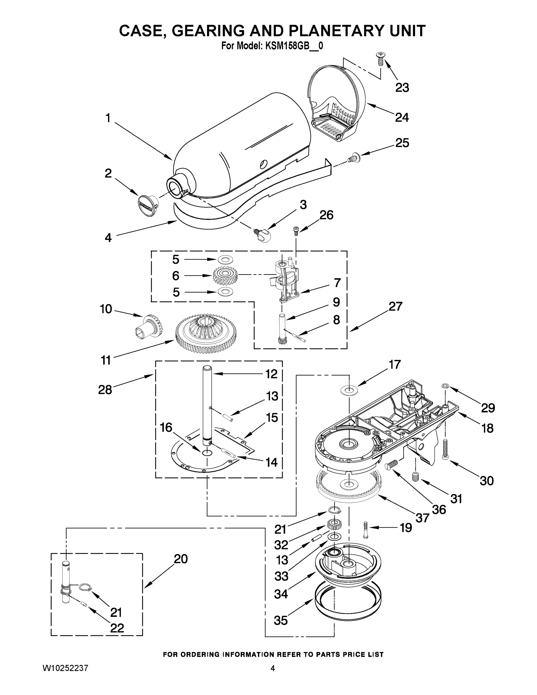 02 - CASE, GEARING AND PLANETARY UNIT