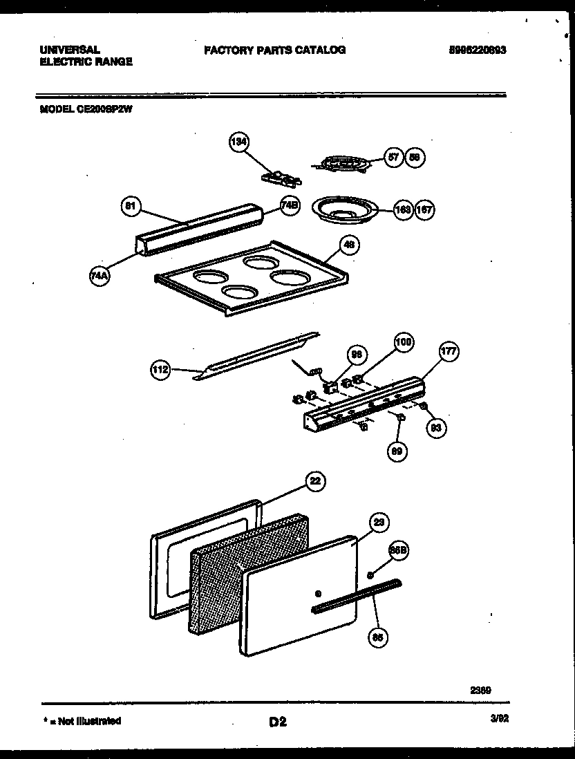 02 - COOKTOP AND DOOR PARTS