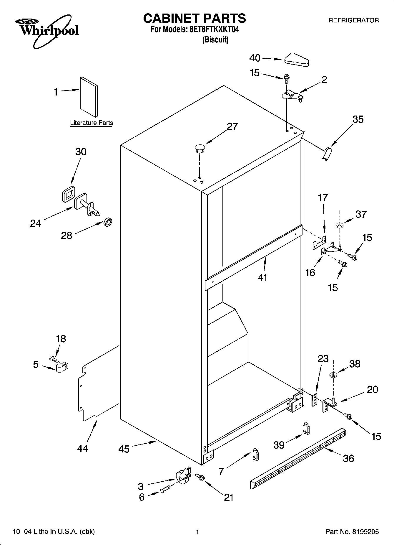 01 - CABINET PARTS