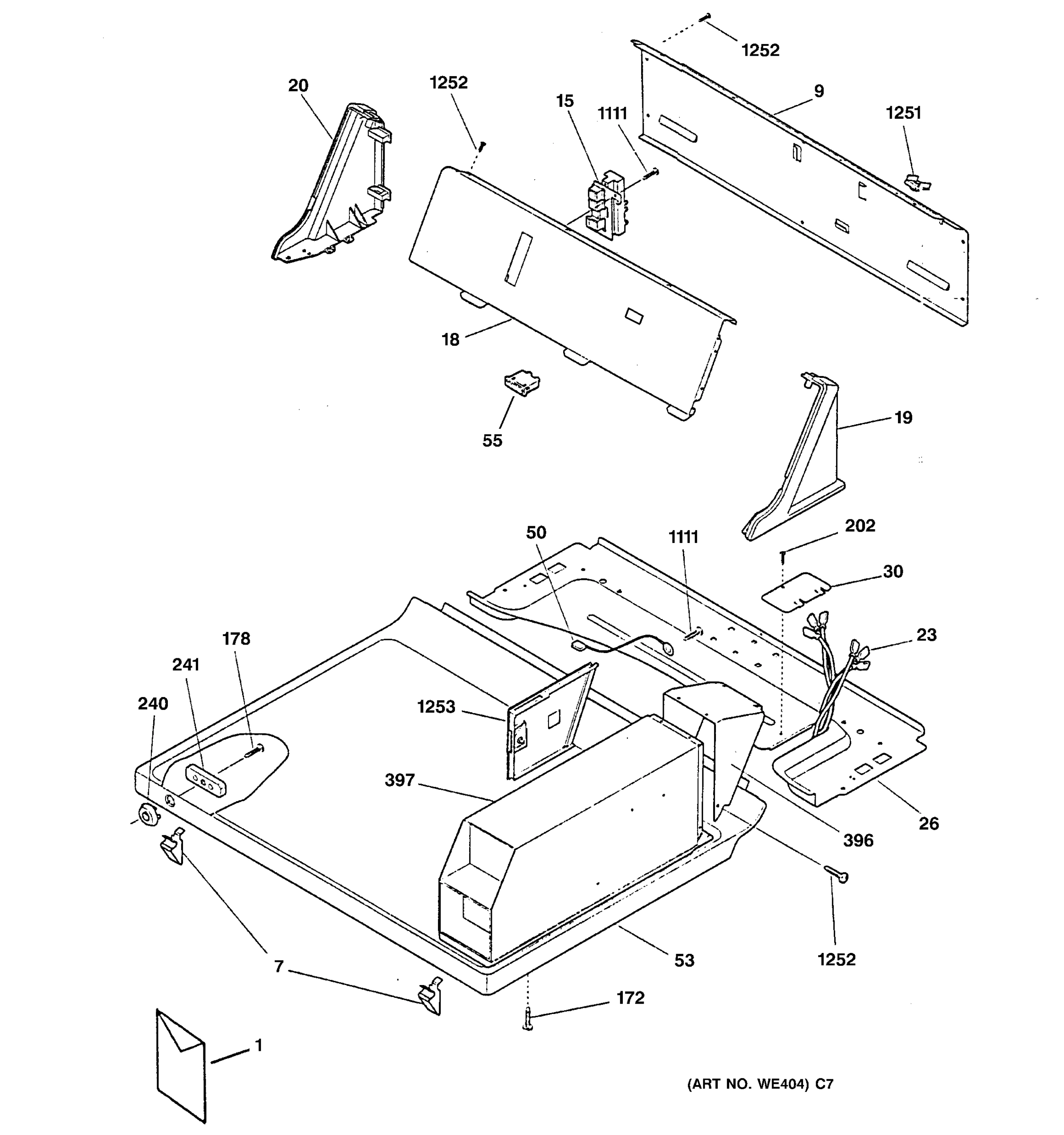 CONTROLS & TOP PANEL