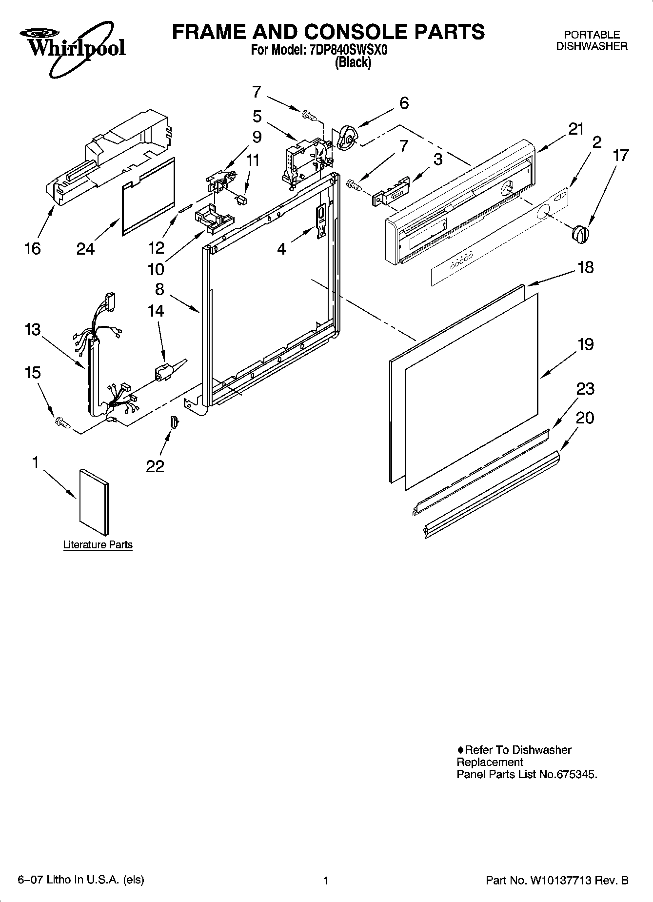 01 - FRAME AND CONSOLE PARTS
