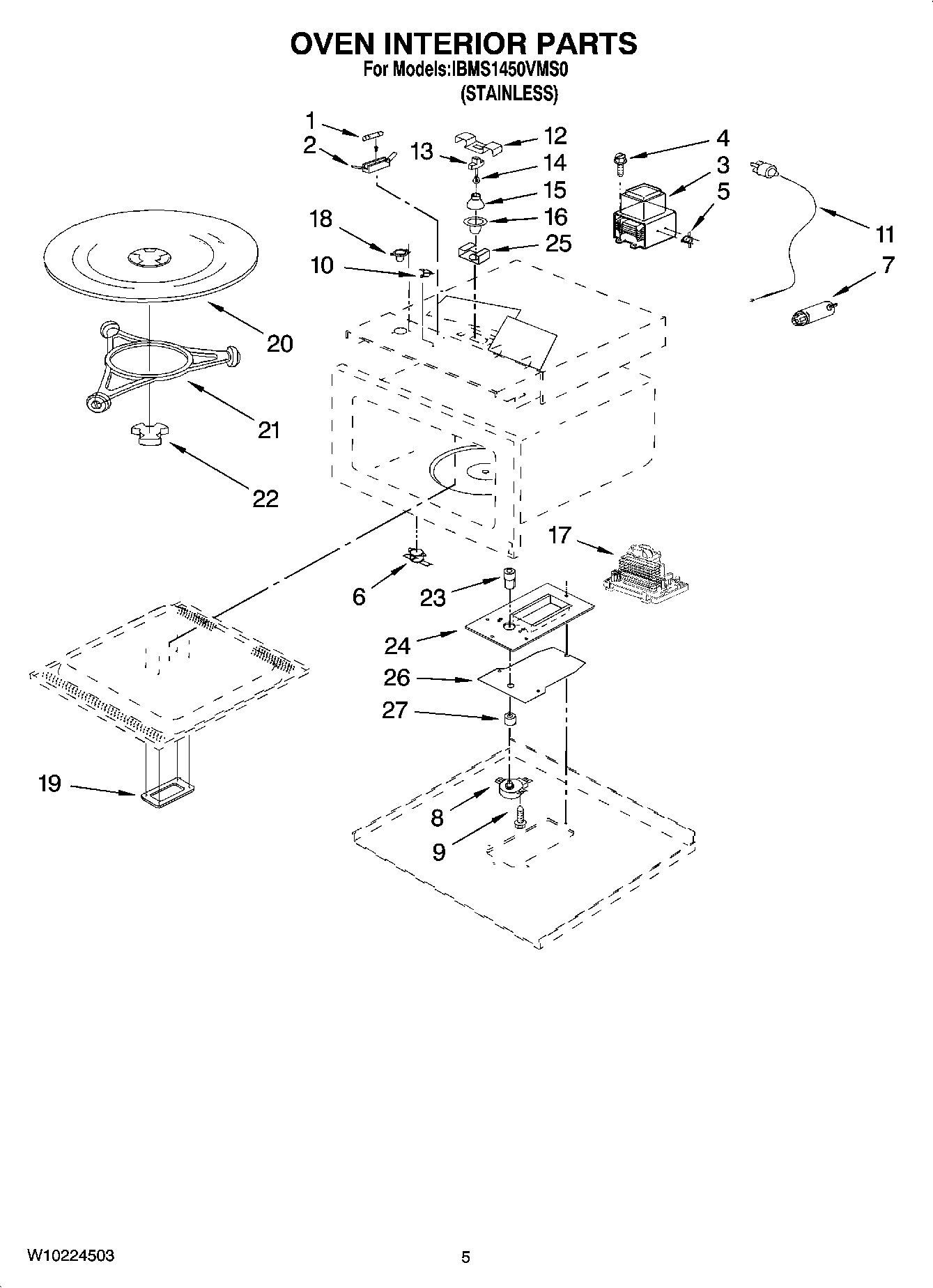 05 - OVEN INTERIOR PARTS