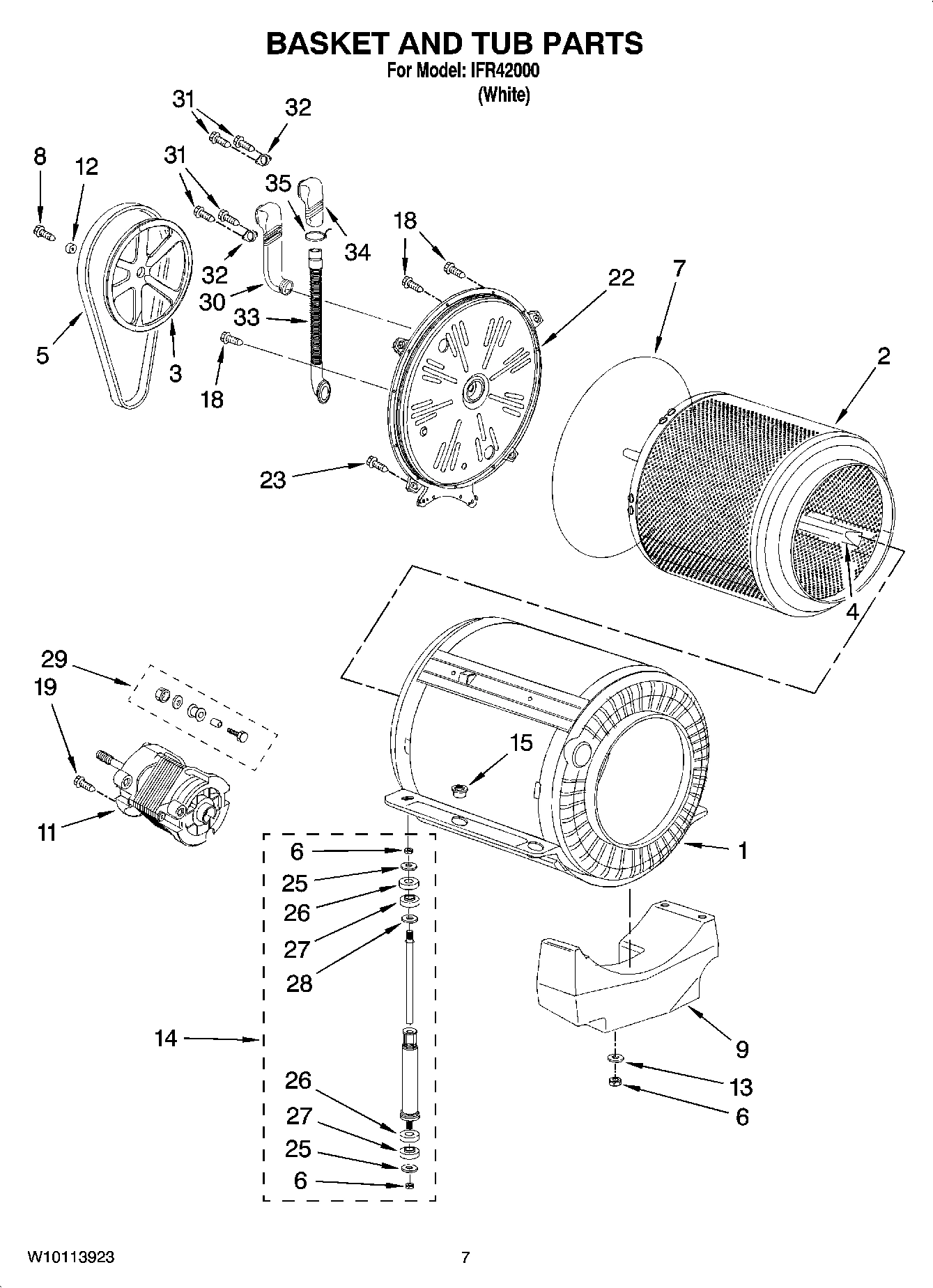 05 - BASKET AND TUB PARTS