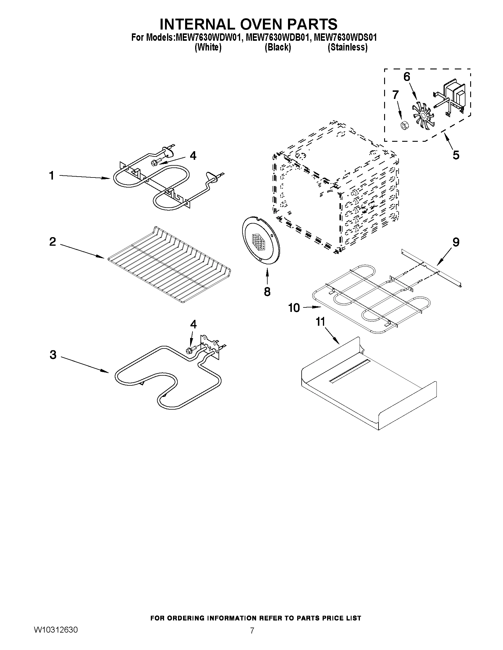05 - INTERNAL OVEN PARTS