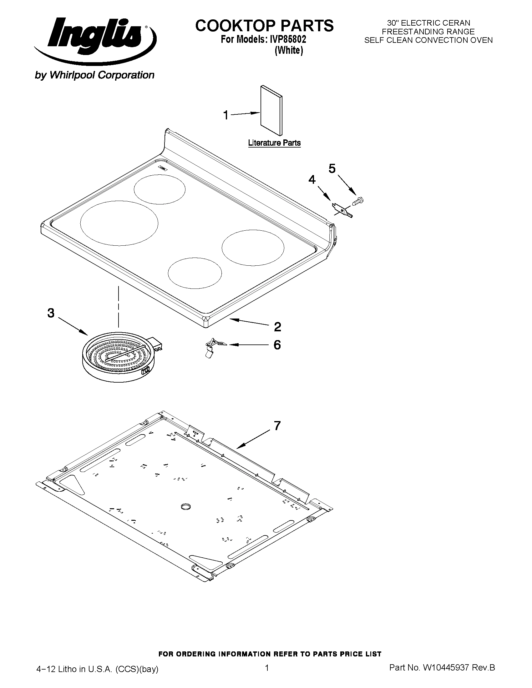 01 - COOKTOP PARTS