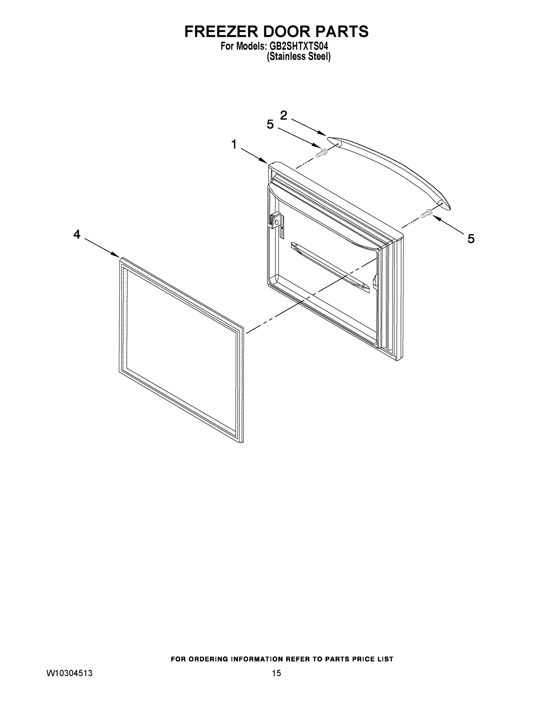 08 - FREEZER DOOR PARTS