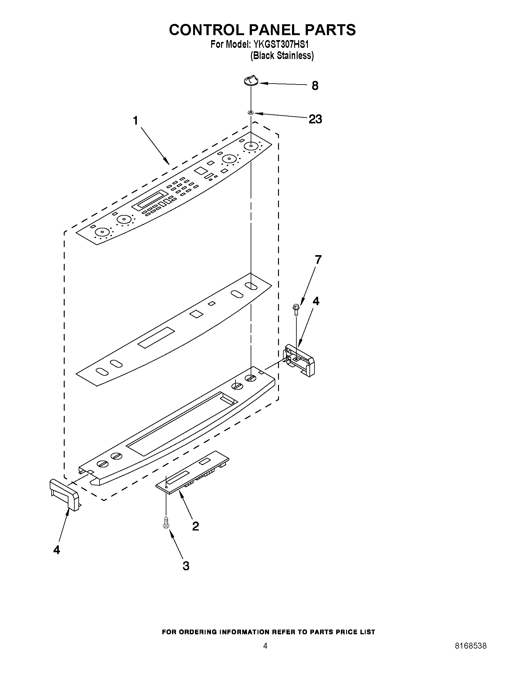 03 - CONTROL PANEL PARTS