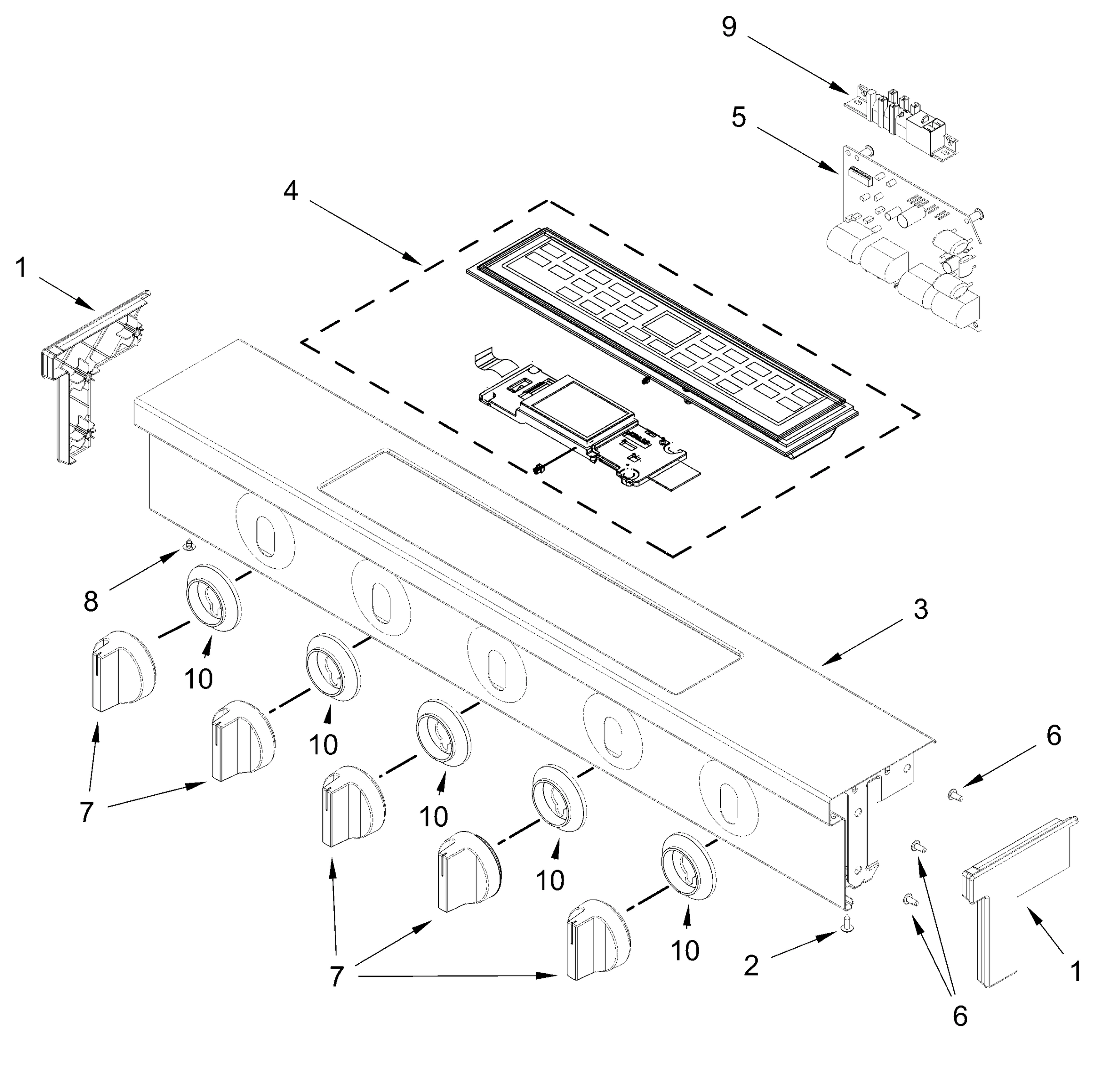 CONTROL PANEL PARTS