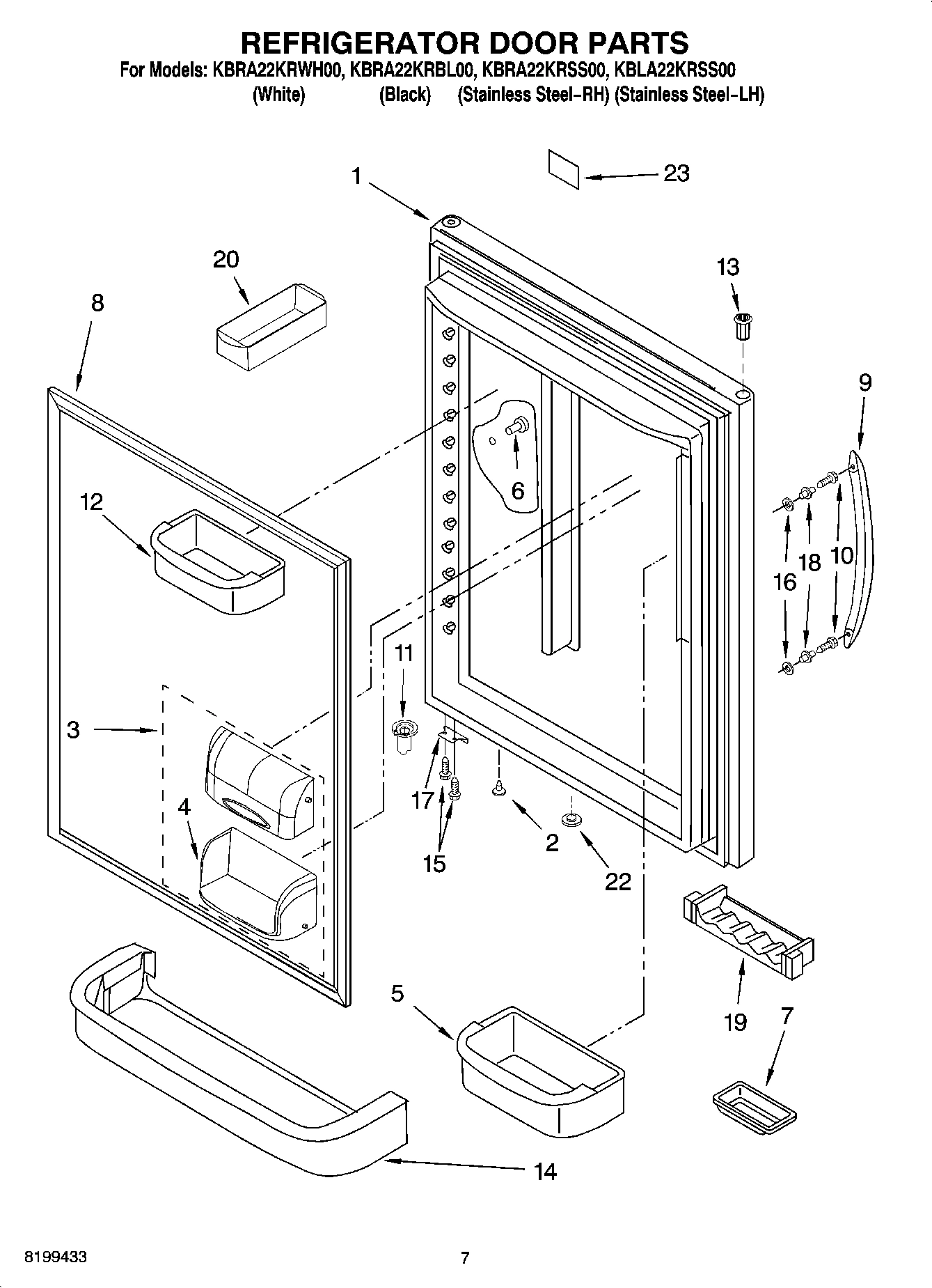 05 - REFRIGERATOR DOOR PARTS