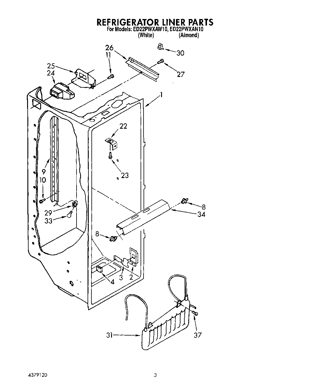 02 - REFRIGERATOR LINER