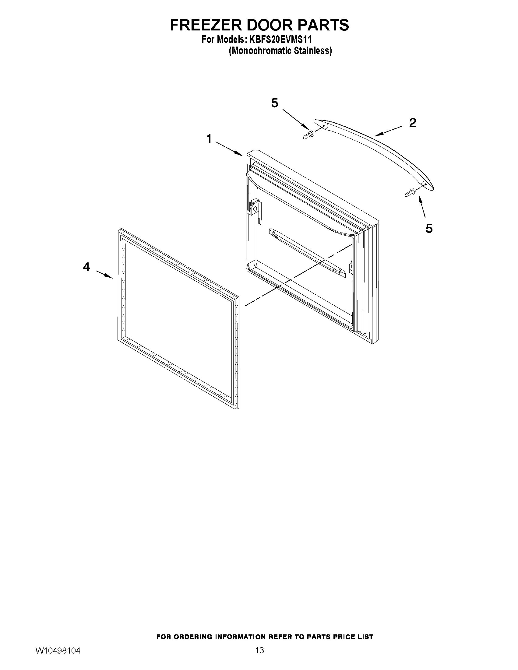 07 - FREEZER DOOR PARTS