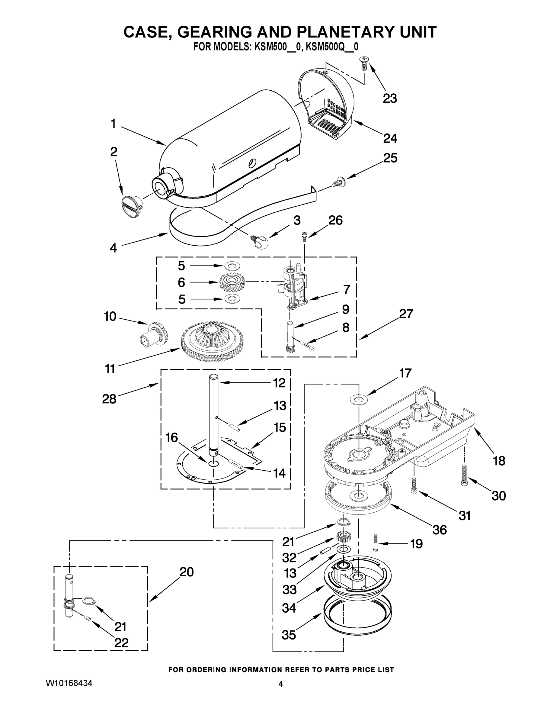 02 - CASE, GEARING AND PLANETARY UNIT