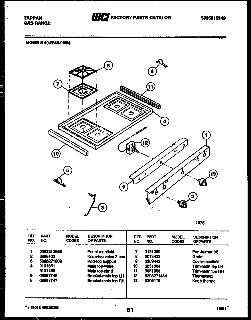 03 - COOKTOP PARTS