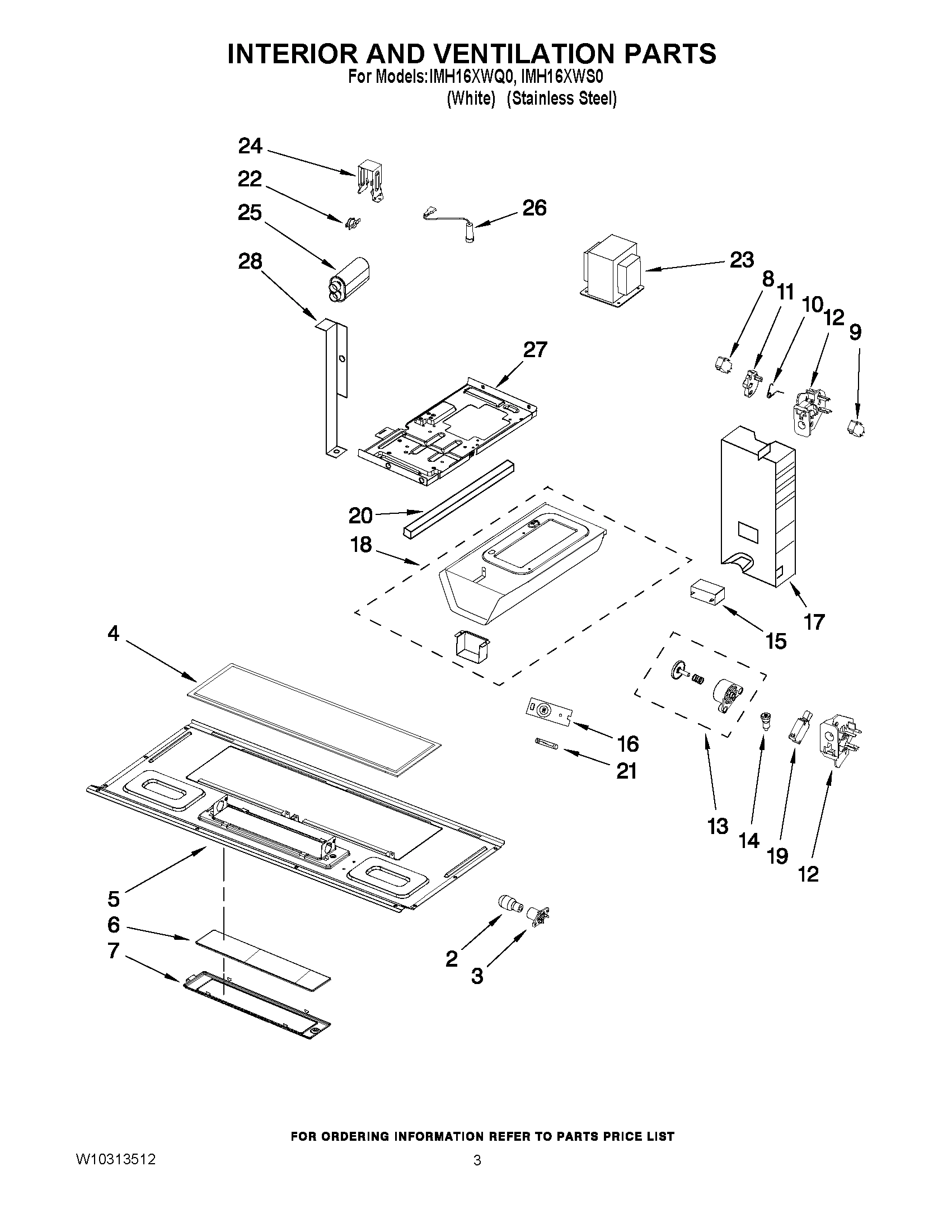 03 - INTERIOR AND VENTILATION PARTS