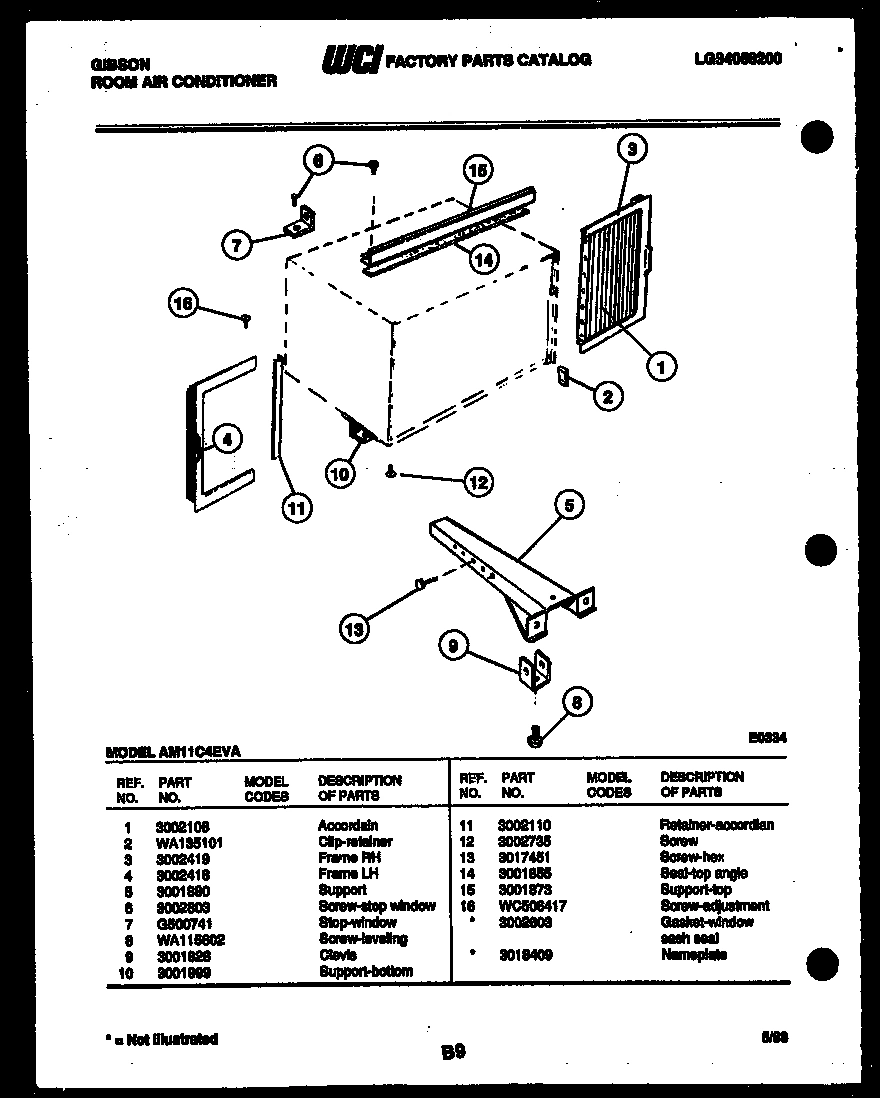 06 - CABINET AND INSTALLATION PARTS