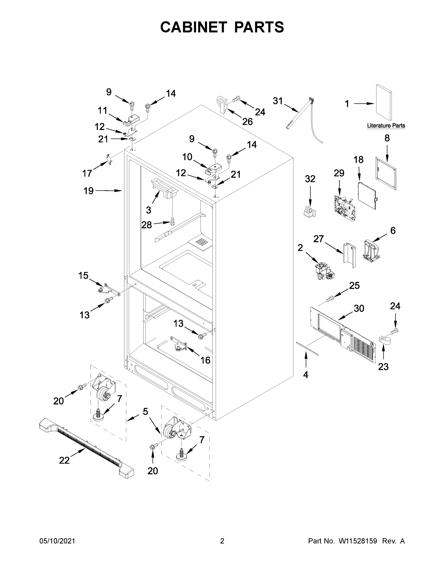02 - CABINET PARTS