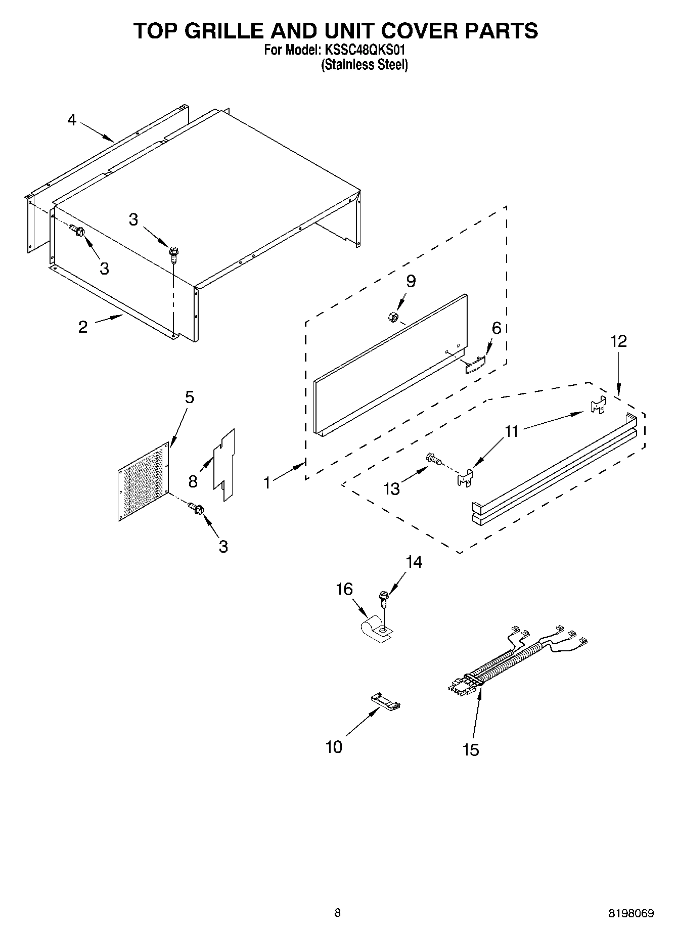 06 - TOP GRILLE AND UNIT COVER