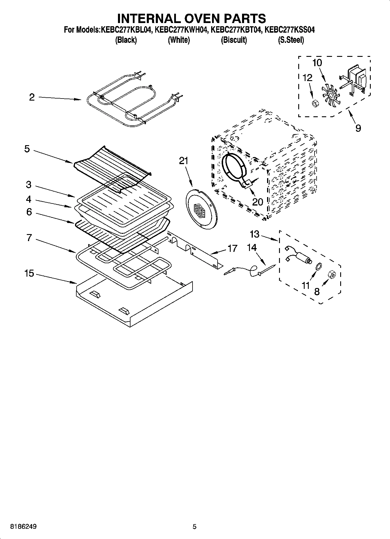 04 - INTERNAL OVEN PARTS