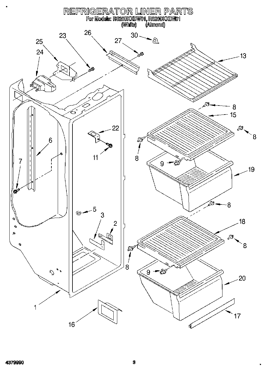 02 - REFRIGERATOR LINER