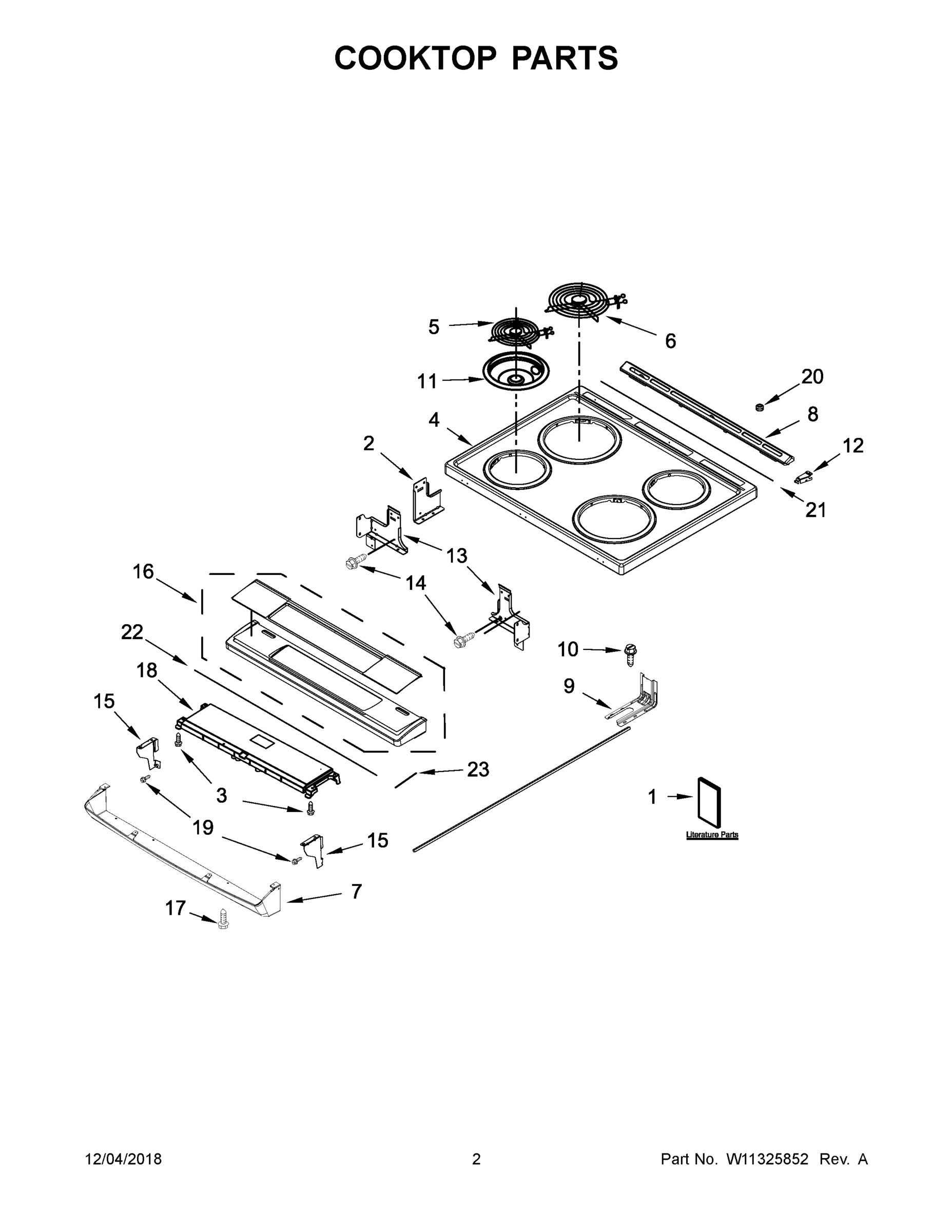 02 - COOKTOP PARTS