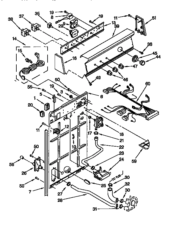 CONTROLS AND REAR PANEL
