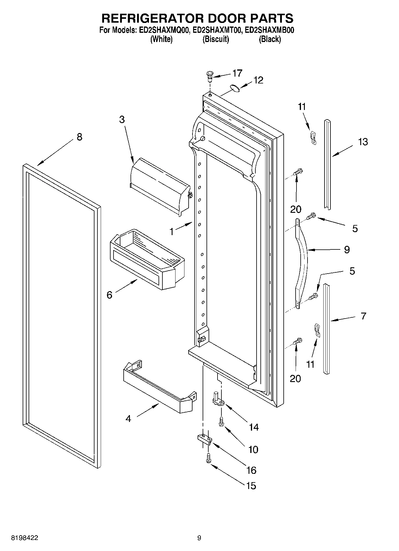 06 - REFRIGERATOR DOOR PARTS