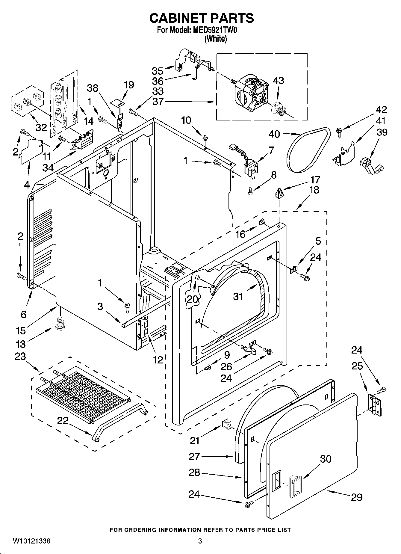 02 - CABINET PARTS