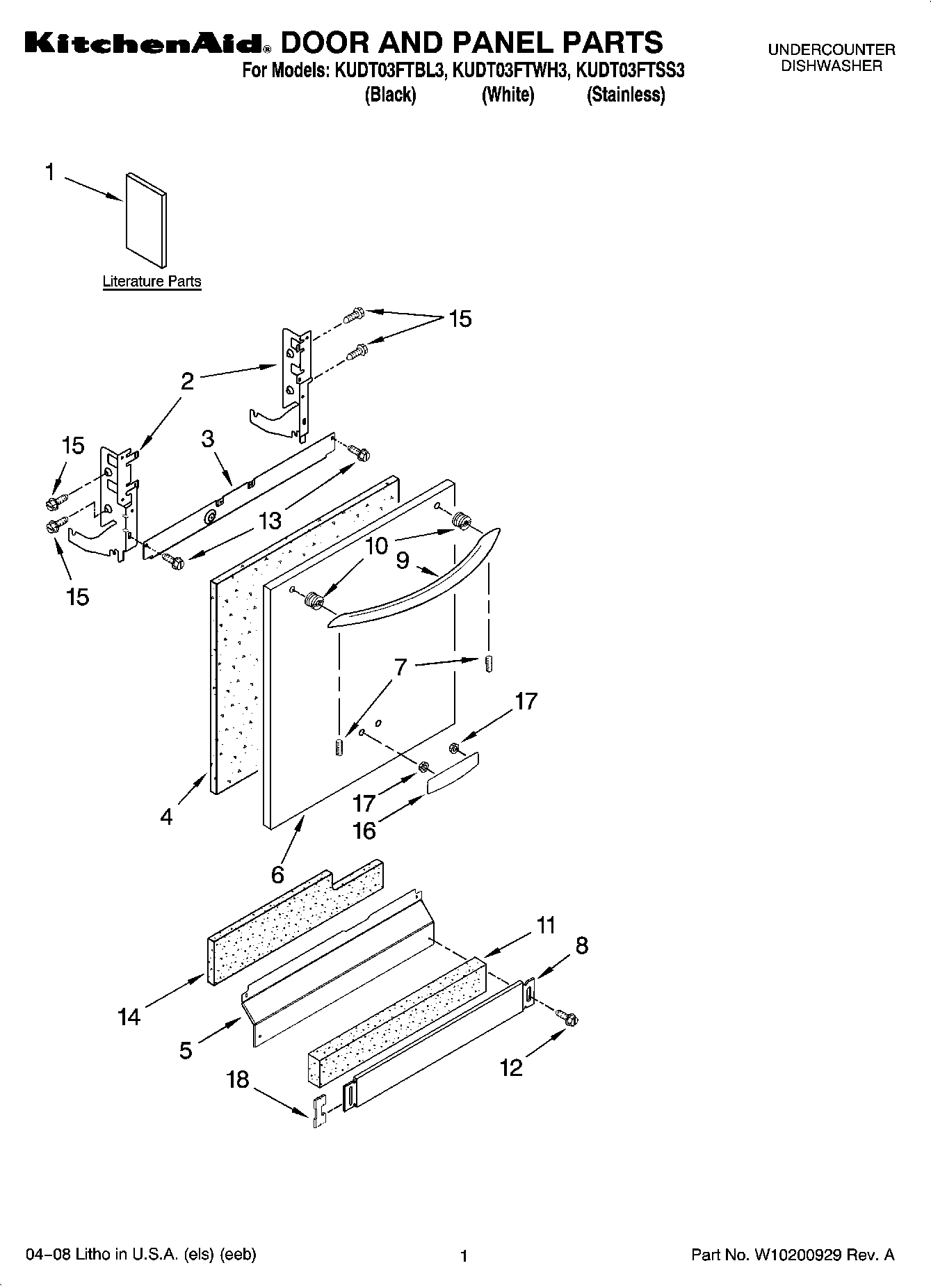 01 - DOOR AND PANEL PARTS