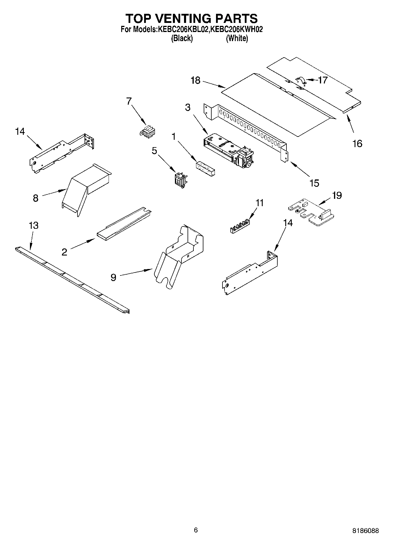 05 - TOP VENTING PARTS, OPTIONAL PARTS