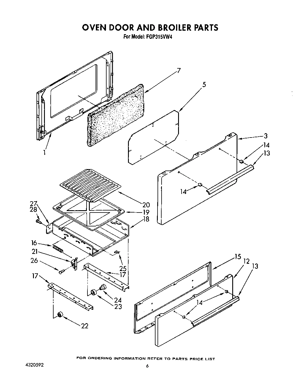 05 - OVEN DOOR AND BROILER