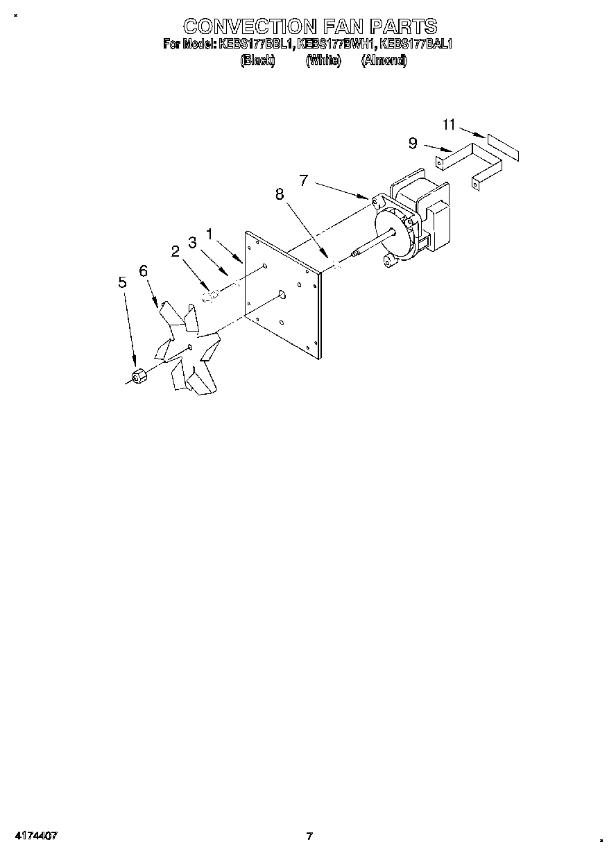 06 - CONVECTION FAN, OPTIONAL