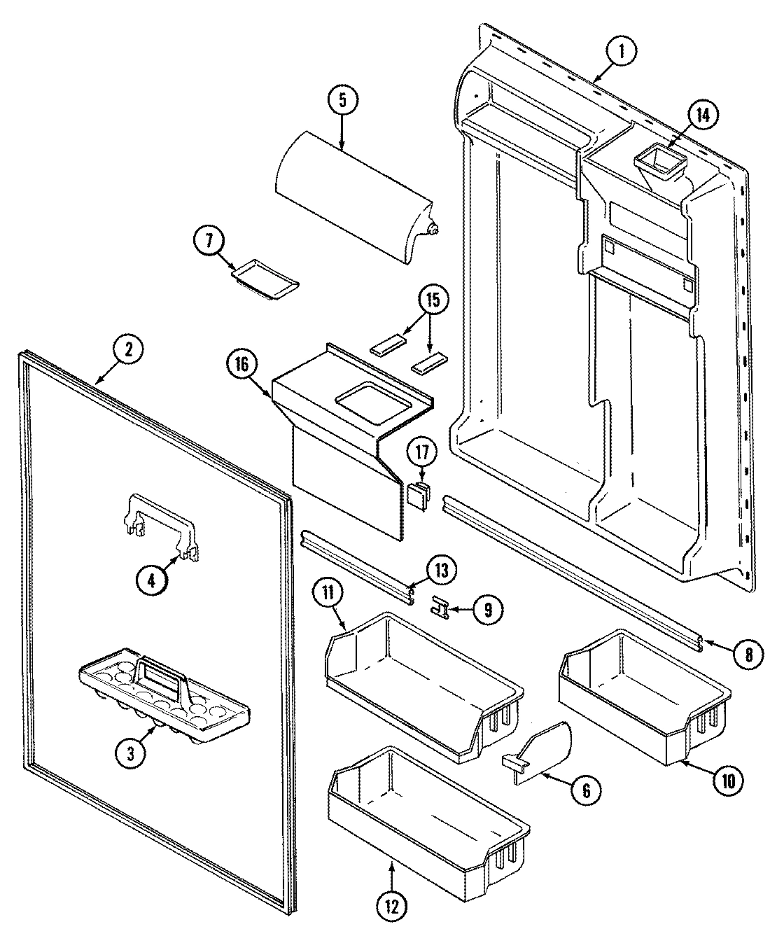 05 - FRESH FOOD INNER DOOR
