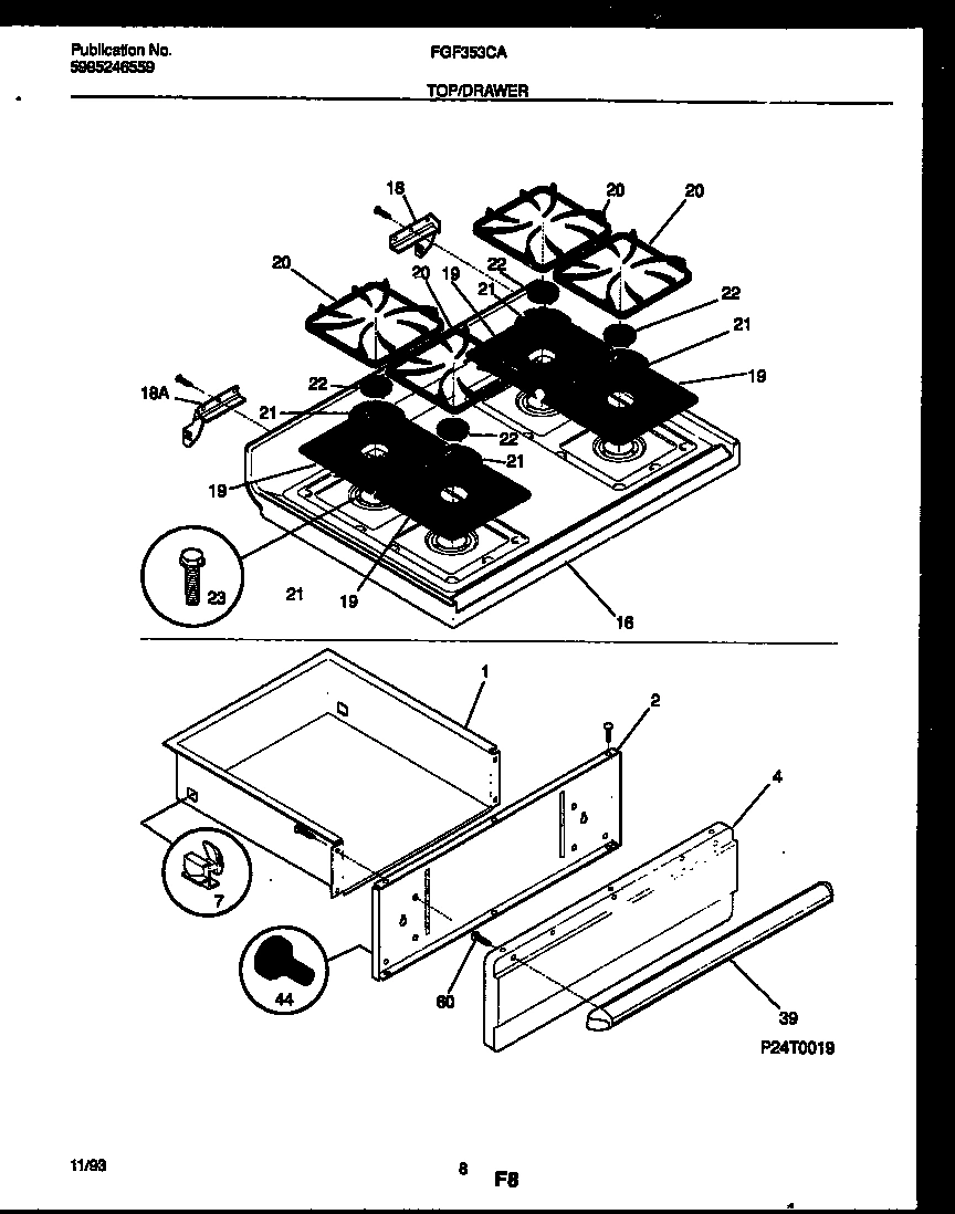 05 - COOKTOP AND DRAWER PARTS